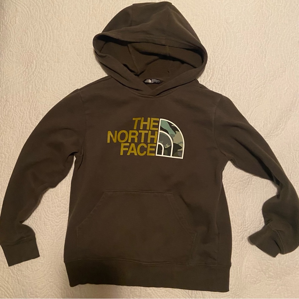 The North Face Green Hoodie Pullover Sweatshirt